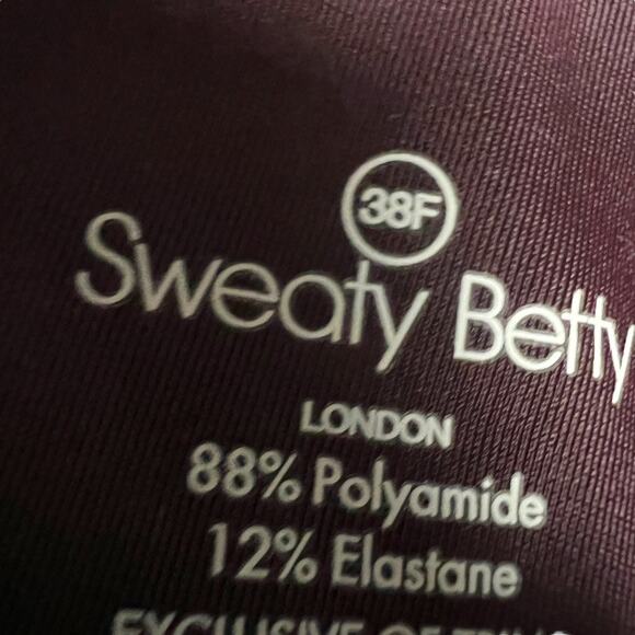 Sweaty Betty High Intensity Sports Bra Convertible Racerback Hook Back Women 38F - Picture 3 of 8